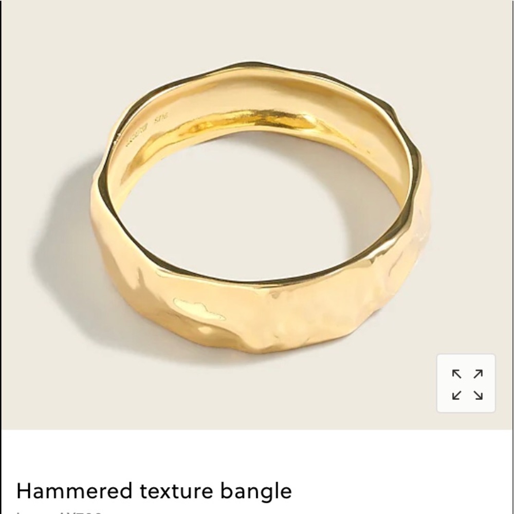 J crew hammered bangle